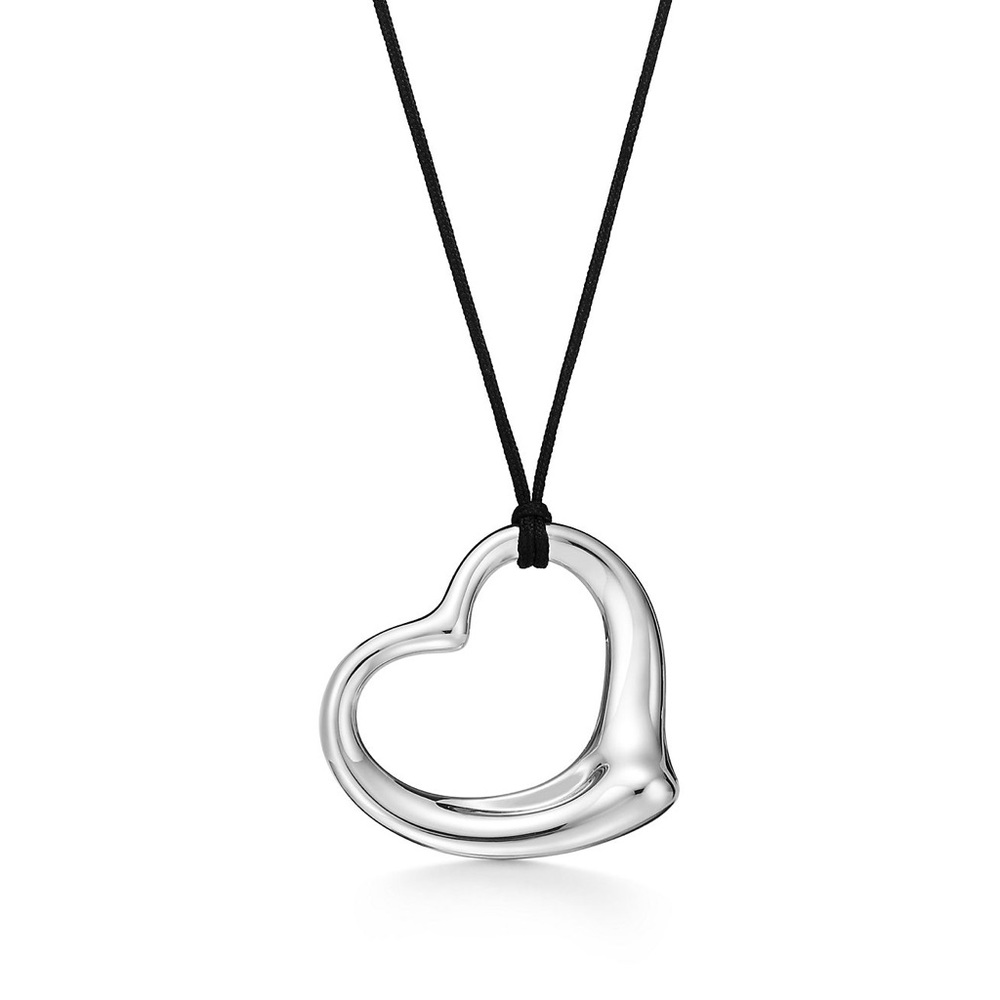 Tiffany & Co Elsa Peretti open heart necklace